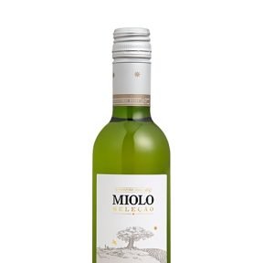 MINI VINHO MIOLO SELEÇÃO CHARDONNAY/VIOGNIER BRANCO 375ML