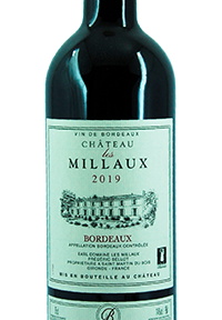 VINHO CHATEAU LES MILLAUX BORDEAUX TINTO 750ML