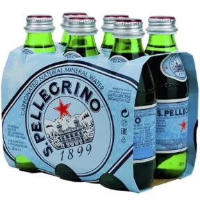 AGUA SAN PELLEGRINO MINERAL COM GÁS 250ML – PACK COM 6 UNID