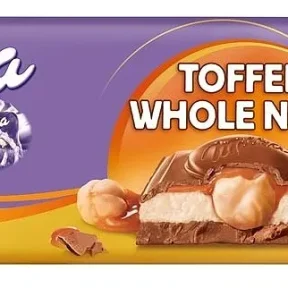 CHOCOLATE MILKA TOFFEE WHOLENUT 300G