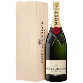 CHAMPAGNE MOËT E CHANDON IMPÉRIAL BRUT BCO 3000ML C/MADEIRA