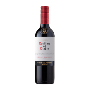 MINI VINHO CASILLERO DEL DIABLO CABERNET SAUVIGNON TTO 375ML