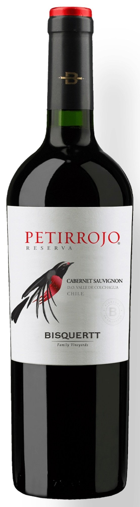VINHO BISQUERTT PETIRROJO RESERVA CAB. SAUVIGNON TINTO 750ML