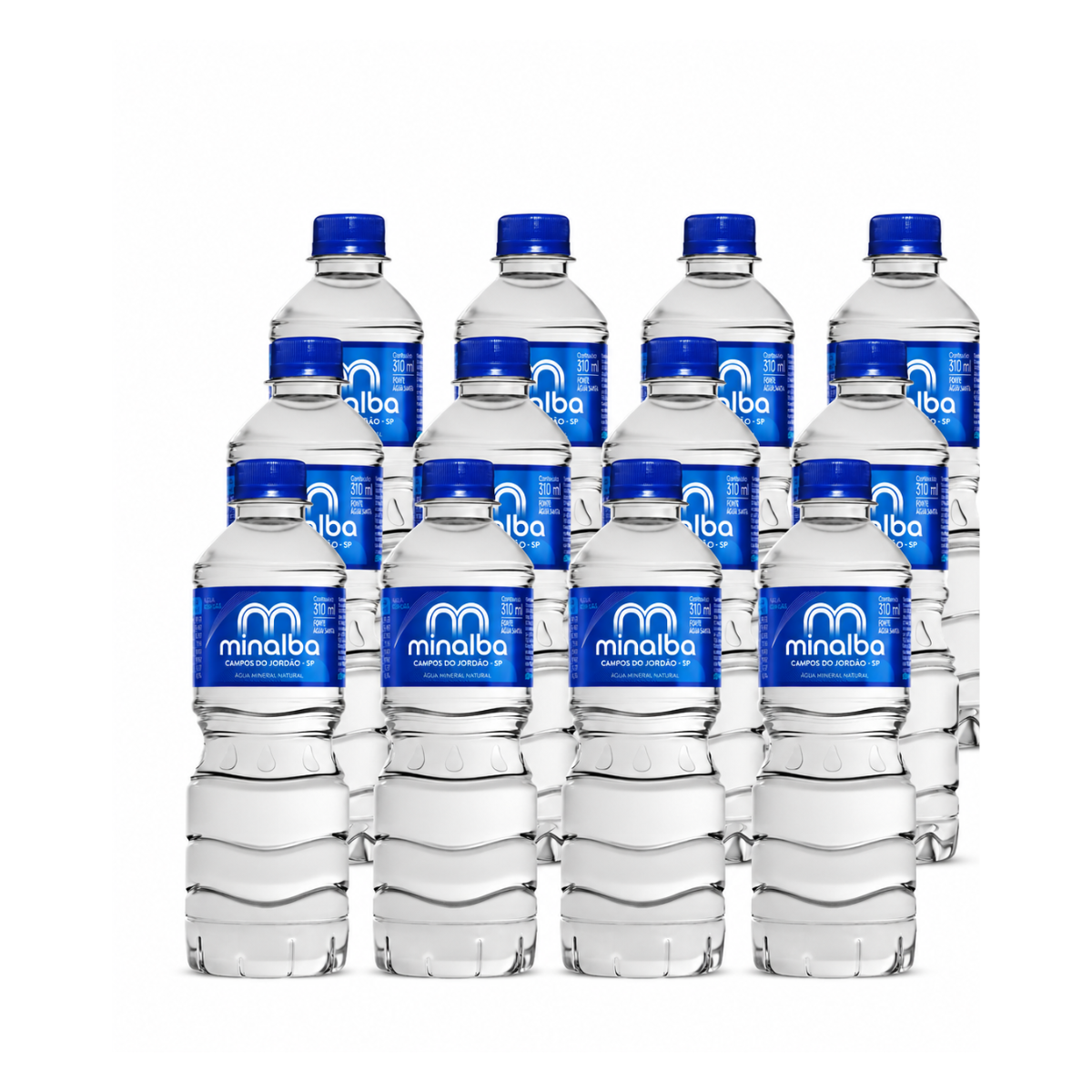 Água Mineral Minalba Sem Gás 310Ml Pack Com 12/Unid