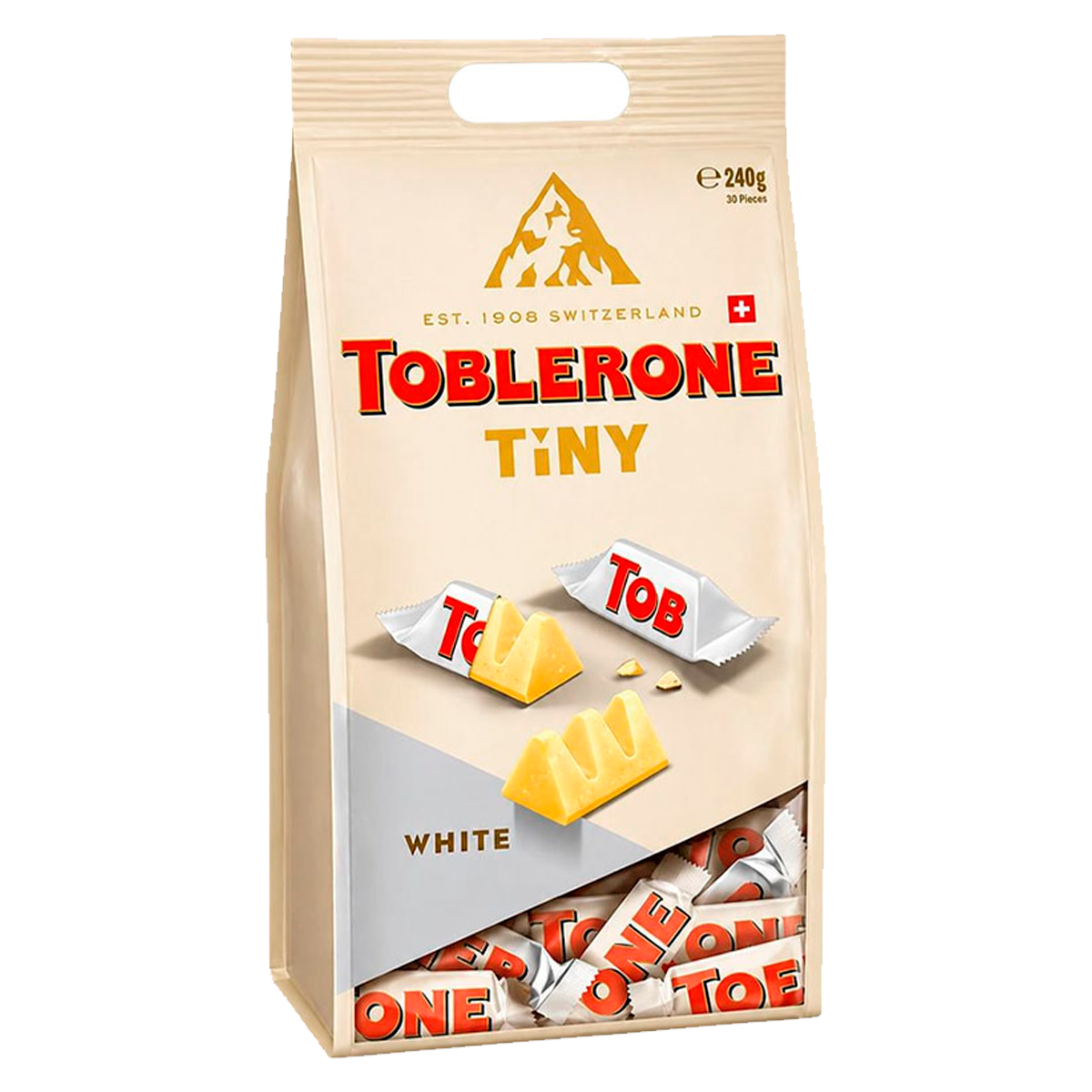 Chocolate Toblerone Tiny White Bag 240G
