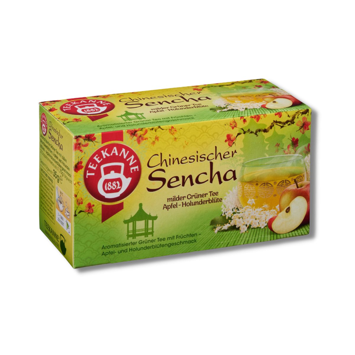 Chá Teekannechá Sencha Maçã E Sabugueiro 1,75Gx20 35G