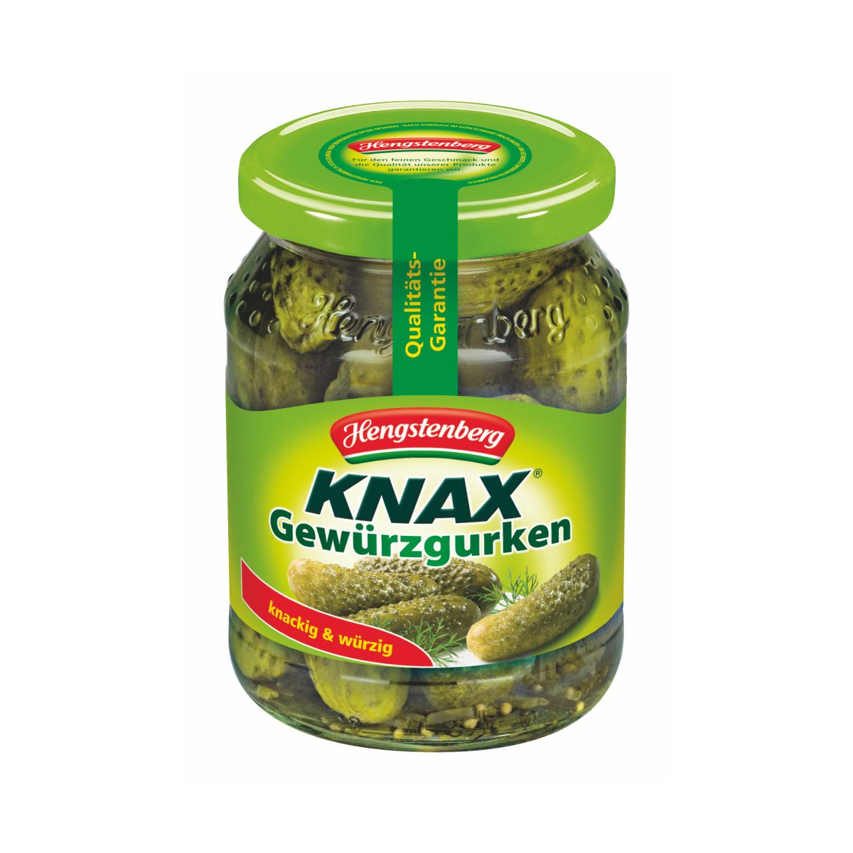 Pepinos Em Conserva Hengstenberg Knax Condimentados 330G